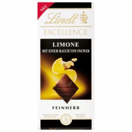 Lindt Excellence Chocolate Lime-Ginger off-dry 100g