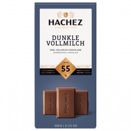 Hachez whole milk chocolate 55% 100g