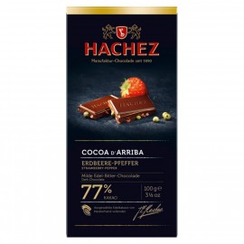 Hachez Chocolate Cocoa Arriba Strawberry-Pepper 100g