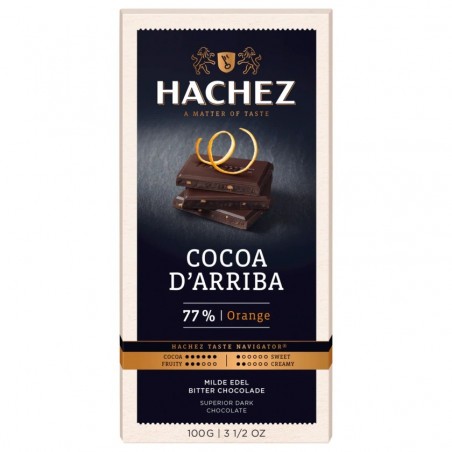 Hachez Chocolate Cocoa Arriba Orange 100g