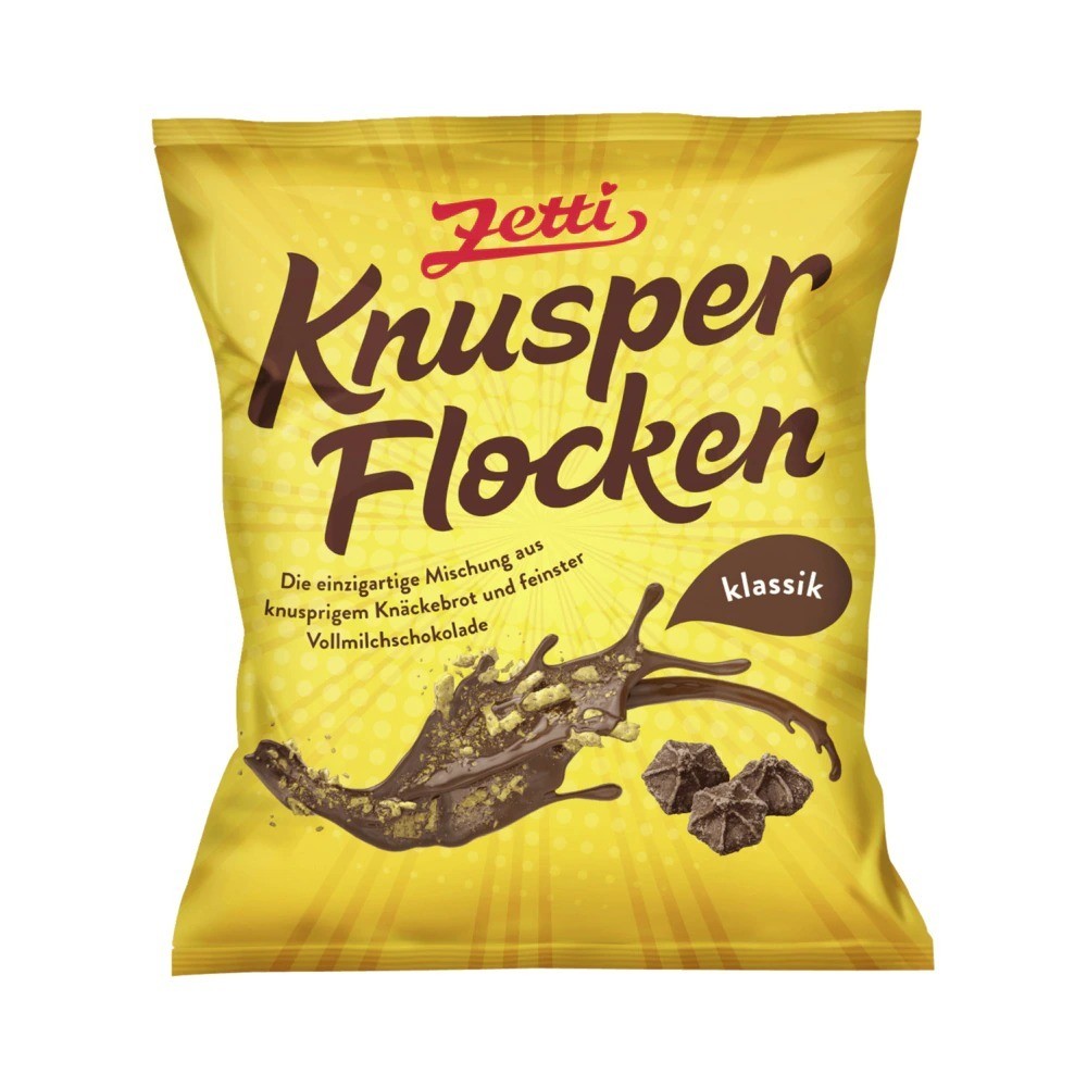 Zetti Crunchy Whole Milk Chocolate 350g