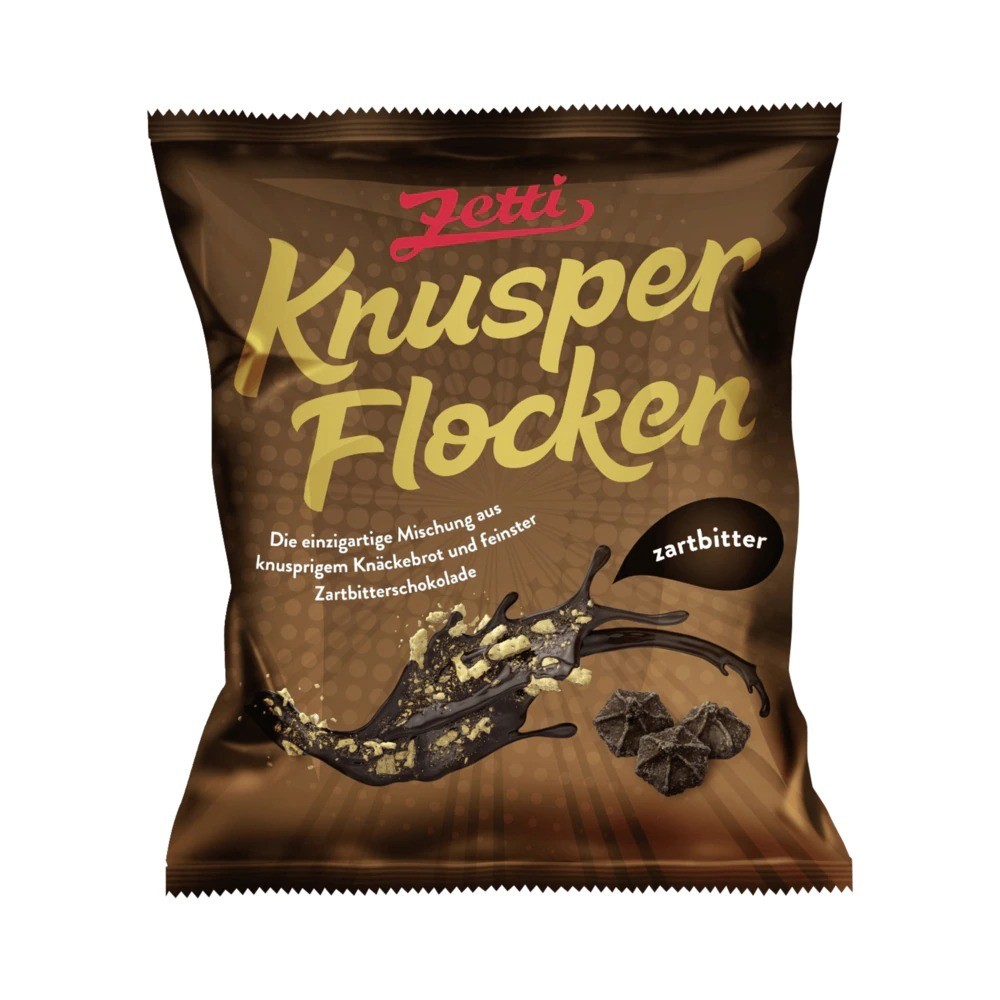 Zetti crispy flakes dark 170g