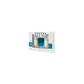 Titto Bluni Assoluto Nero Men EDT 75 ml + After Shave 75 ml + Shower Gel 75 ml