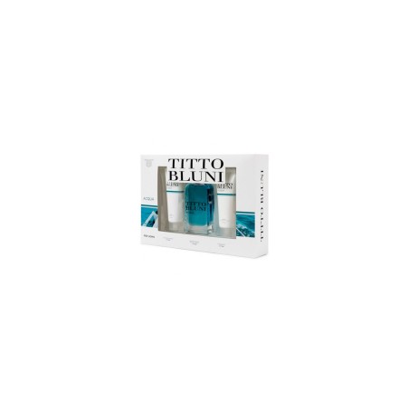 Titto Bluni Assoluto Nero Men EDT 75 ml + After Shave 75 ml + Shower Gel 75 ml