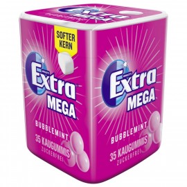 Extra Mega Bubblemint chewing gum 35 pieces