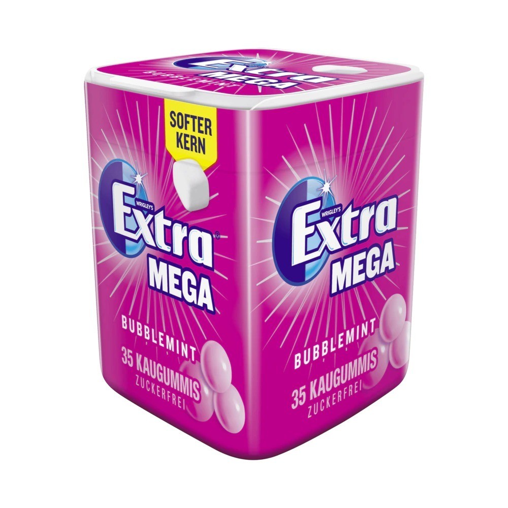 Extra Mega Bubblemint chewing gum 35 pieces