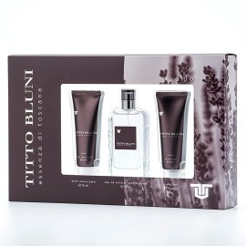 TITTO BLUNI ESSENZA DI TOSCANA EDT 75ml + AFTER SHAVE BALM 75 ml + SHOWER GEL 75 ml