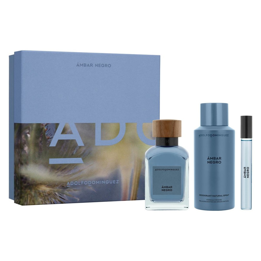 Adolfo Dominguez Ámbar Negro EDP 120 ml Gift Set