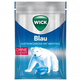 Wick blue menthol without sugar 72g