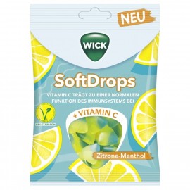 Wick Softdrops lemon-menthol vegetarian 90g