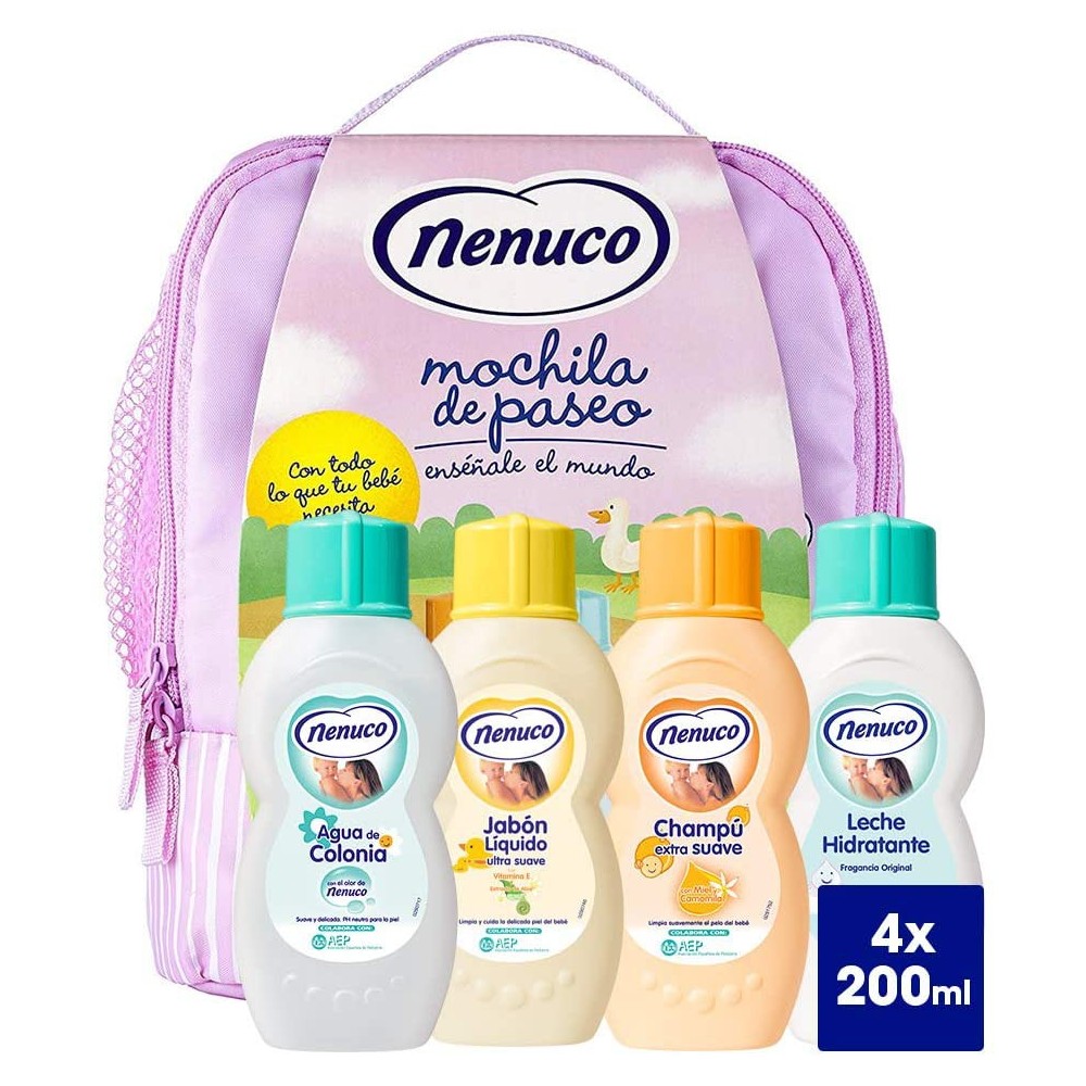 Nenuco Mochila Rosa Set 5 Pieces