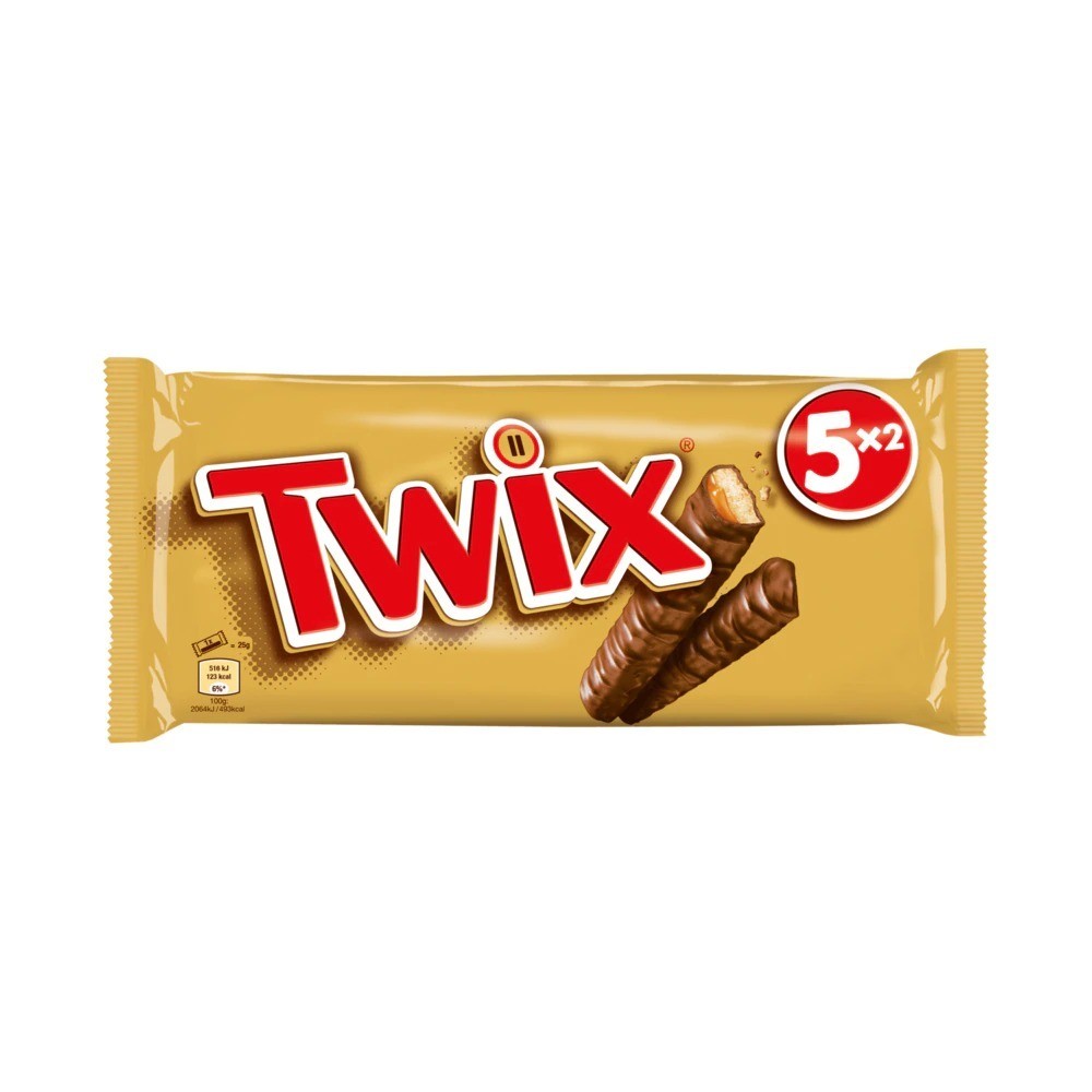 Twix chocolate bar 5x50g