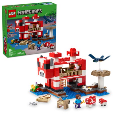 LEGO® Minecraft®  21270 The Mooshroom House