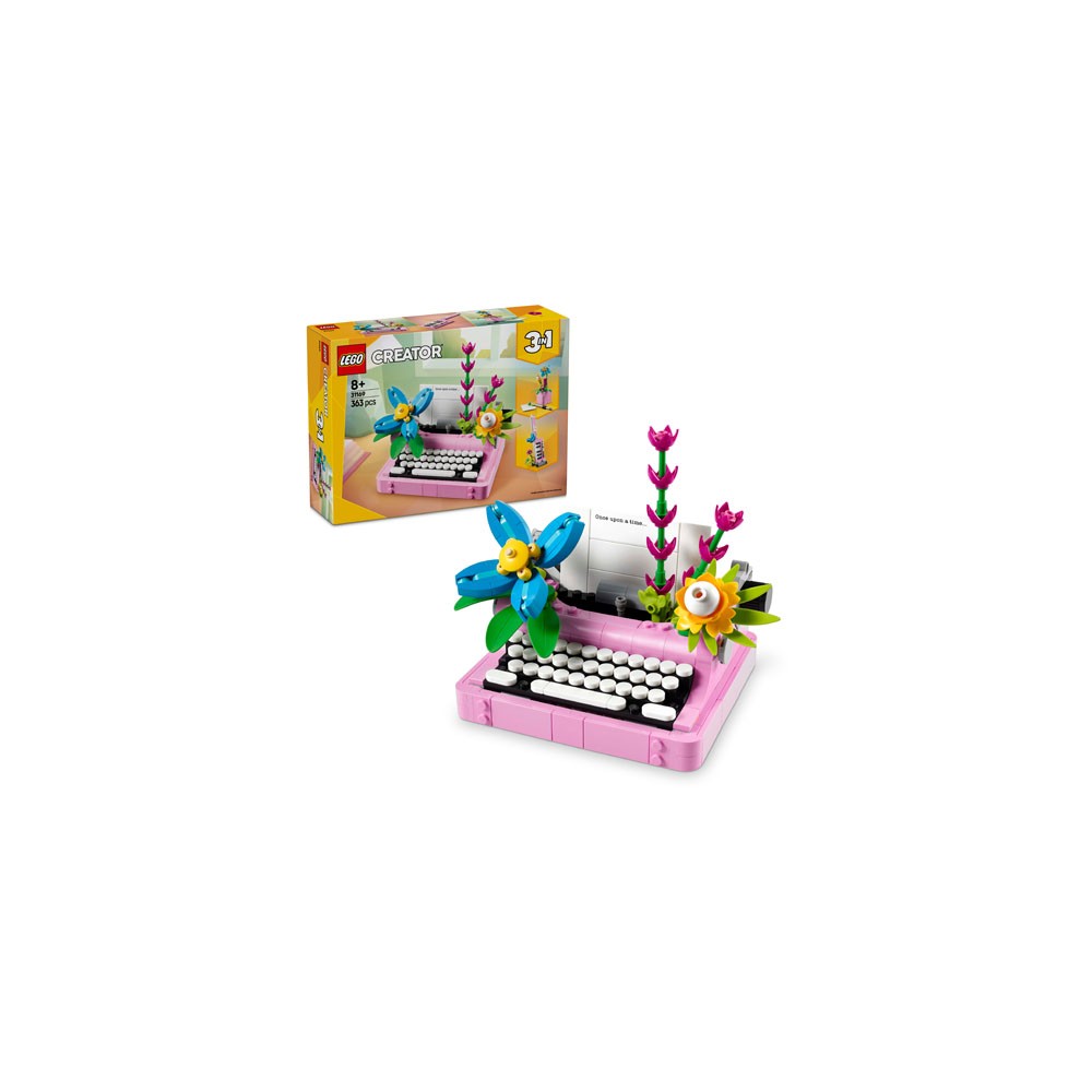 LEGO® Creator 3 v 1 31169 Typewriter With Flowers