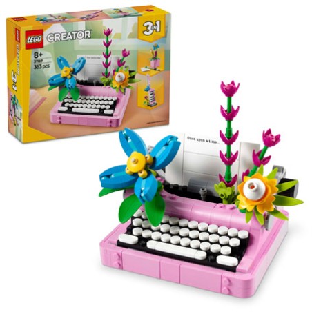 LEGO® Creator 3 v 1 31169 Typewriter With Flowers