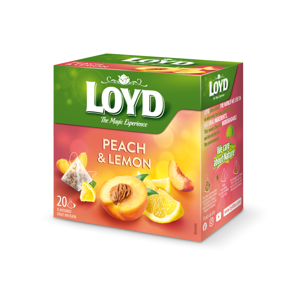 Loyd Pfirsich & Zitrone 20 Teebeutel