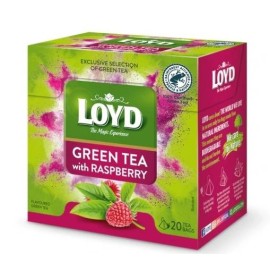 Loyd Green Tea with Raspberry 20 tea bags