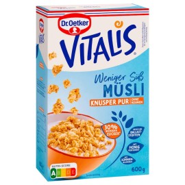 Dr. Oetker Vitalis Knusper Pur Less sweet 600 g / 21.16 oz