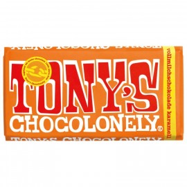 Tony's Chocolonely Milk Chocolate Caramel Salt 180g