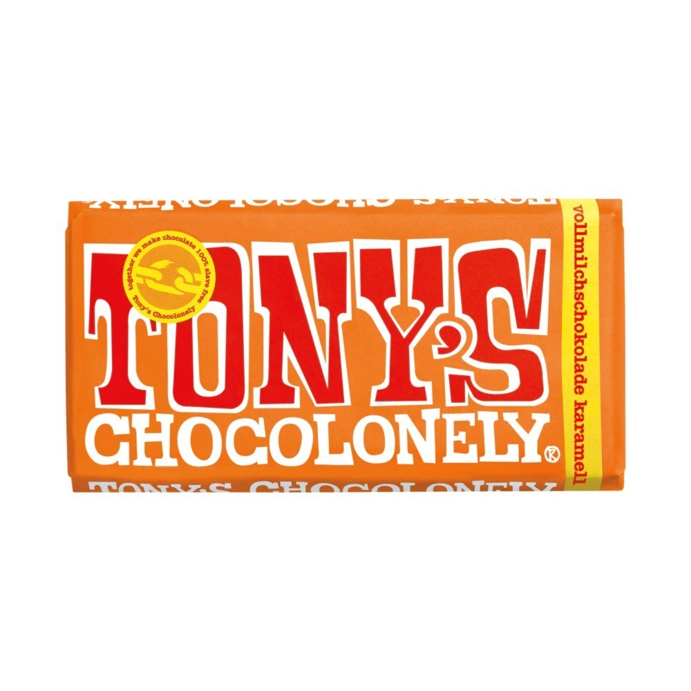 Tony's Chocolonely Milk Chocolate Caramel Salt 180g