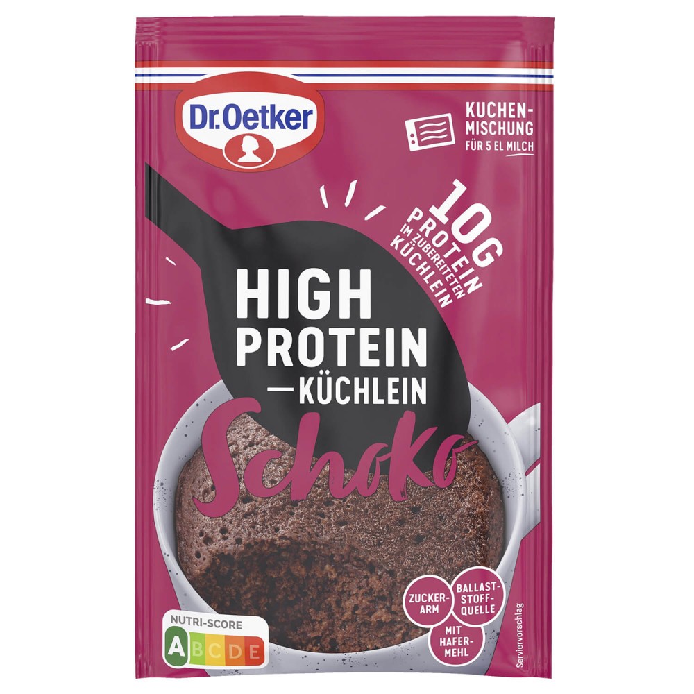 Dr. Oetker High Protein Chocolate Cakes 50 g / 1.76 oz