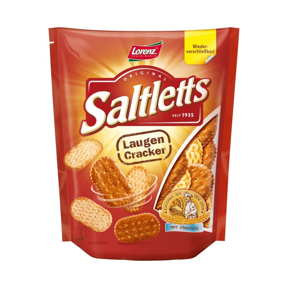 Lorenz Saltlett's pretzel crackers 150g