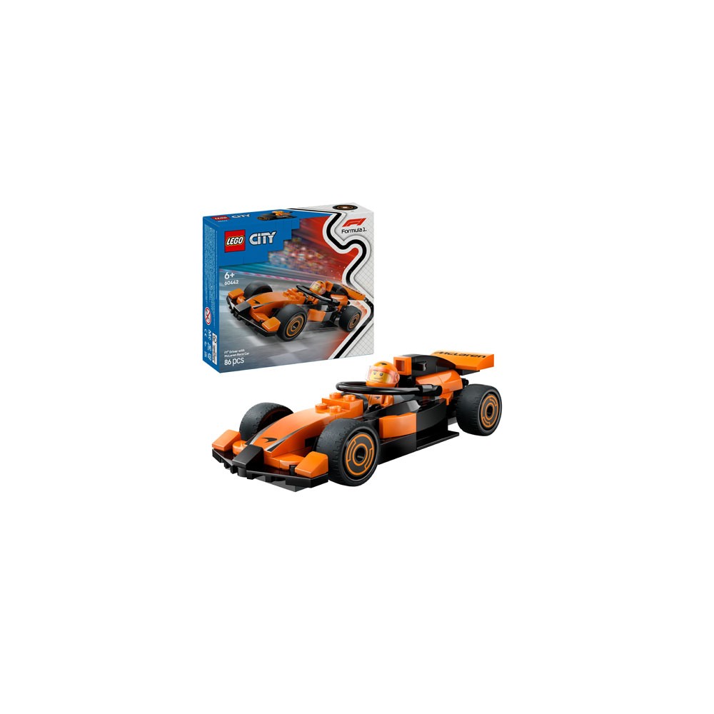 LEGO® City 60442 F1® Driver With McLaren Race Car