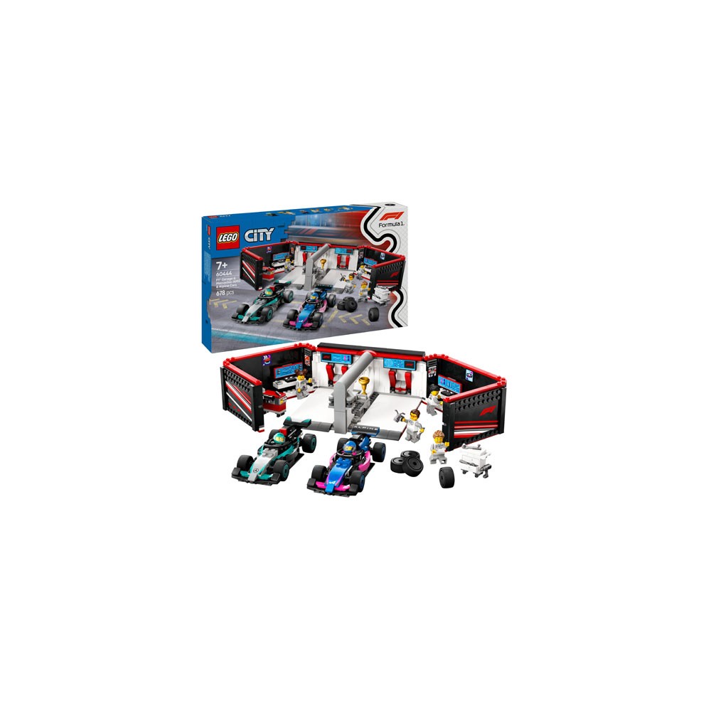 LEGO® City 60444 F1® Garage & Mercedes-AMG & Alpine Cars