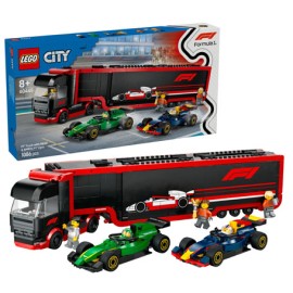 LEGO® City 60445 F1® Truck With Rb20 & AMR24 F1® Cars
