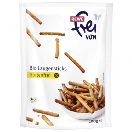 REWE frei von organic pretzel sticks, gluten-free 100g