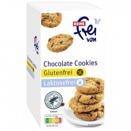 REWE frei von chocolate cookies lactose free gluten free 145g