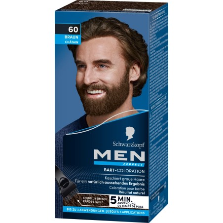 Schwarzkopf Men Perfect Tint Beard 60 Natural Brown