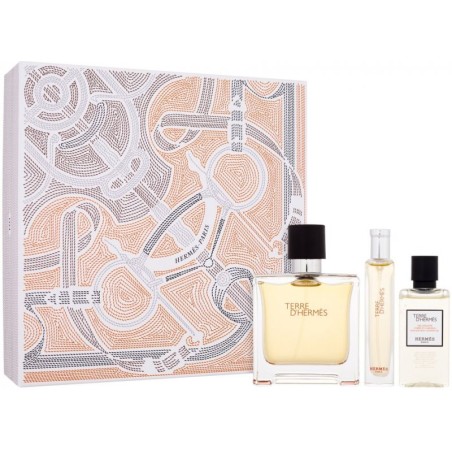 Hermes Terre Parfum 75 ml + 15 ml + Shower Gel