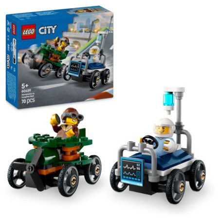 LEGO® City 60459 Airplane vs. Hospital Bed Race Car Pack