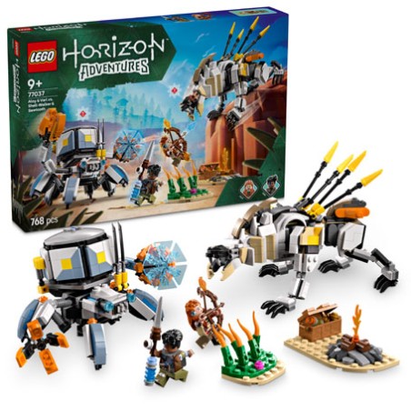 LEGO® Horizon Adventures™ 77037 Aloy & Varl vs. Shell-Walker & Sawtooth