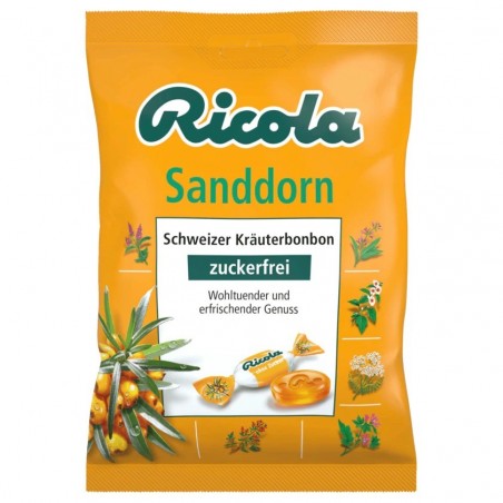 Ricola Sea Buckthorn Sugar Free 75g