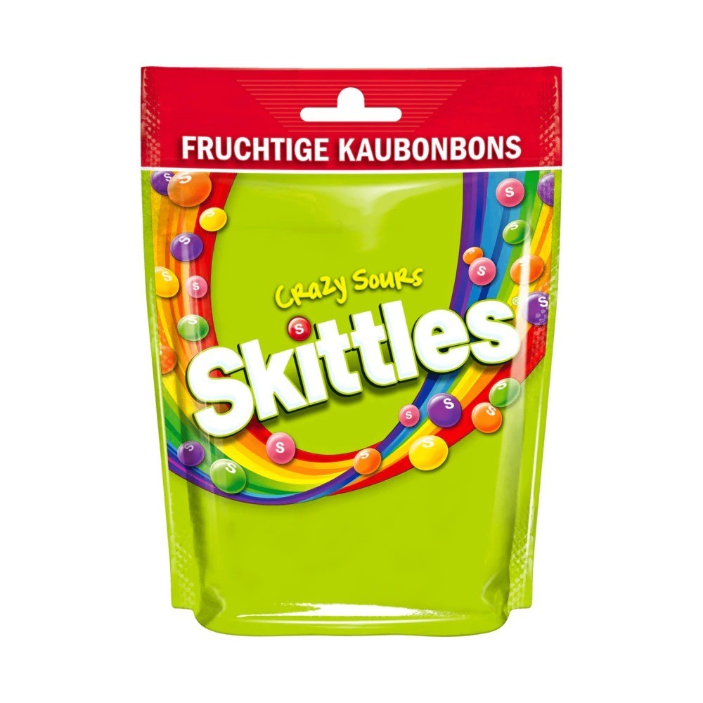 Skittles Crazy Sours chewy candies 160g