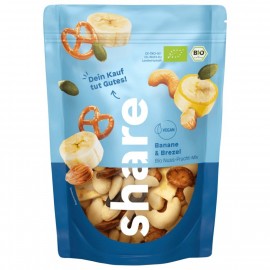 Share Organic Nut-Fruit Mix Banana & Pretzel 125g