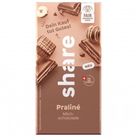 Share milk chocolate praline 100g