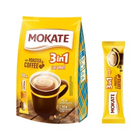 Mokate 3in1 Caramel coffee drink 10 sachets 170 g / 6.00 oz