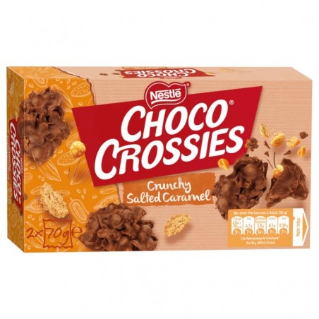 Nestlé Choco Crossies Crunchy Salted Caramel 140g