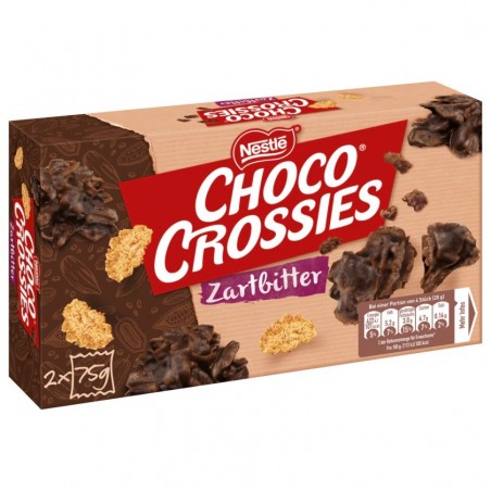 Nestlé Choco Crossies dark chocolate 2x75g