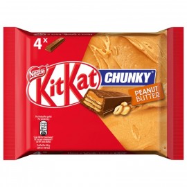 Nestlé Kitkat Chunky Peanut Butter Chocolate Bar with Peanut Cream 4x42g