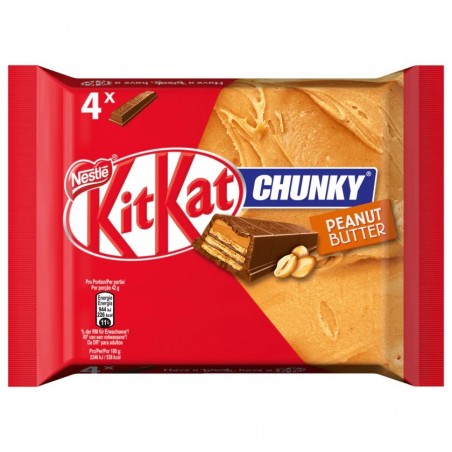 Nestlé Kitkat Chunky Peanut Butter Chocolate Bar with Peanut Cream 4x42g