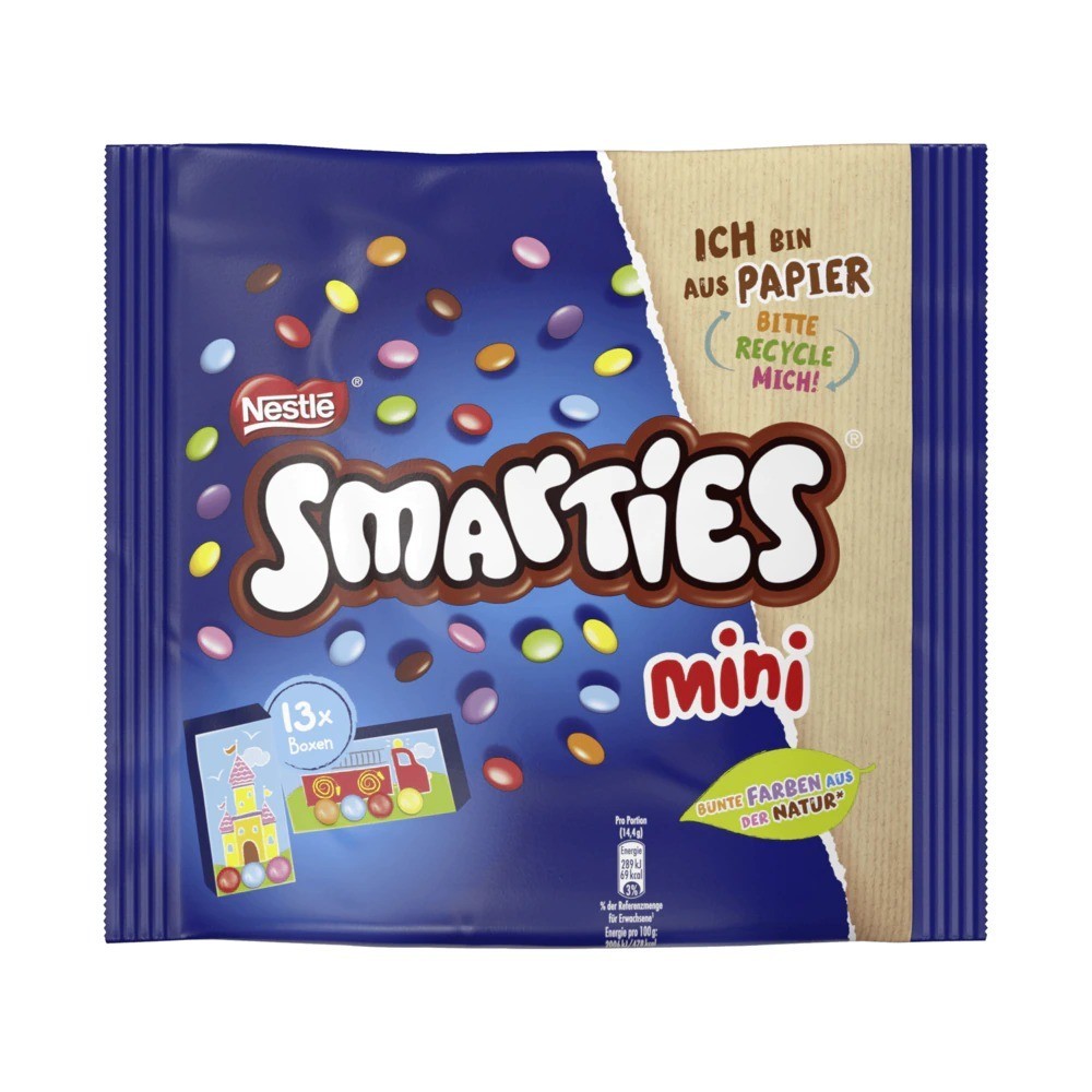 Nestlé Smarties Colorful Chocolate Lentils Mini Boxes 187g