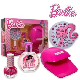 Barbie EDT 50ml + Nail Polish + Stickers Nails + Nail Dryer