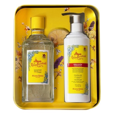 Alvarez Gomez Konzentriertes Eau de Cologne 300 ml / 10,14 fl oz + Feuchtigkeitsspendende Emulsion 280 ml / 9,47 fl oz
