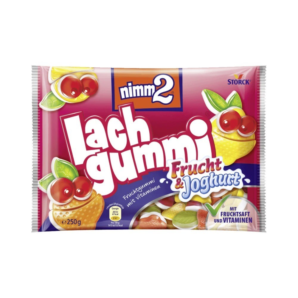 nimm2 laughing gum fruit & yoghurt 250g