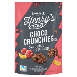 Lambertz Henry's Snacks Choco Crunchies Himbeere 75g