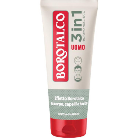 BOROTALCO MAN MUSK 3IN1 SHOWER GEL 200 ML